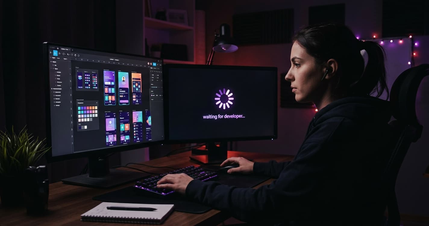 피그마는 잘 하는데, 실제로 돌아가는 게 없다