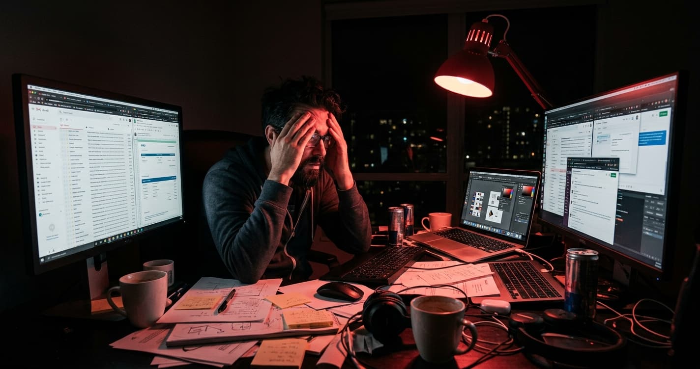 본업 외 잡무에 하루 절반이 간다