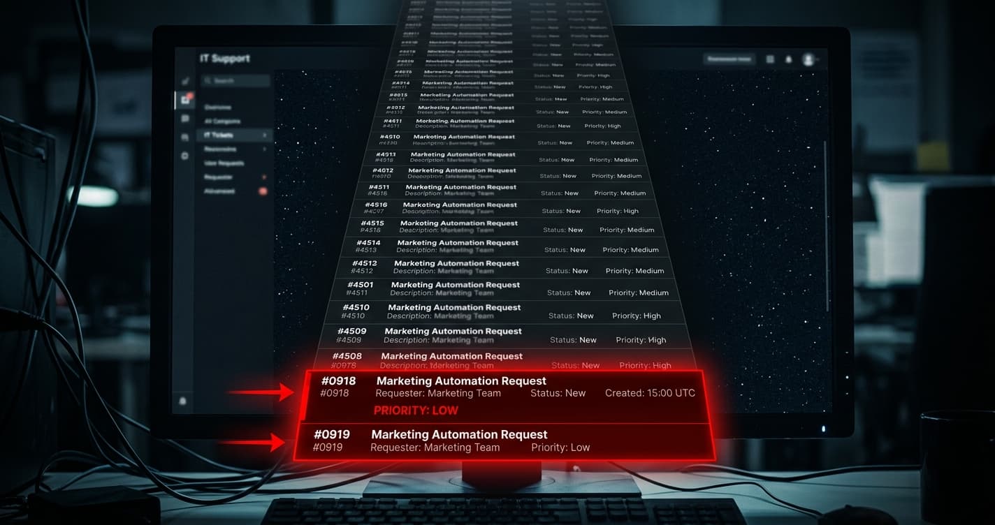 IT팀한테 요청하면 우선순위에서 계속 밀린다